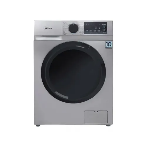 ميديا غسالة ملابس 8 كيلو تحميل امامي - انفرتر 1400 لفة في الدقيقة مع بخار - فضى - MFN09W80B/S