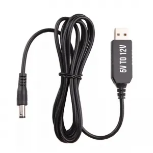 كابل الراوتر يحول من 5 فولت إلى 12 فولت