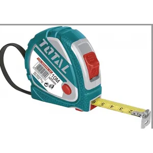 شريط قياس صلب TMT1262101 من توتال، مقاس 10 متر × 25 ملم