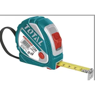 شريط قياس صلب TMT1262101 من توتال، مقاس 10 متر × 25 ملم
