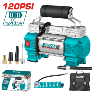 كمبروسر هواء 2 بستم TTAC2506 منفاخ سياره TOTAL AUTO AIR COMPRESSOR